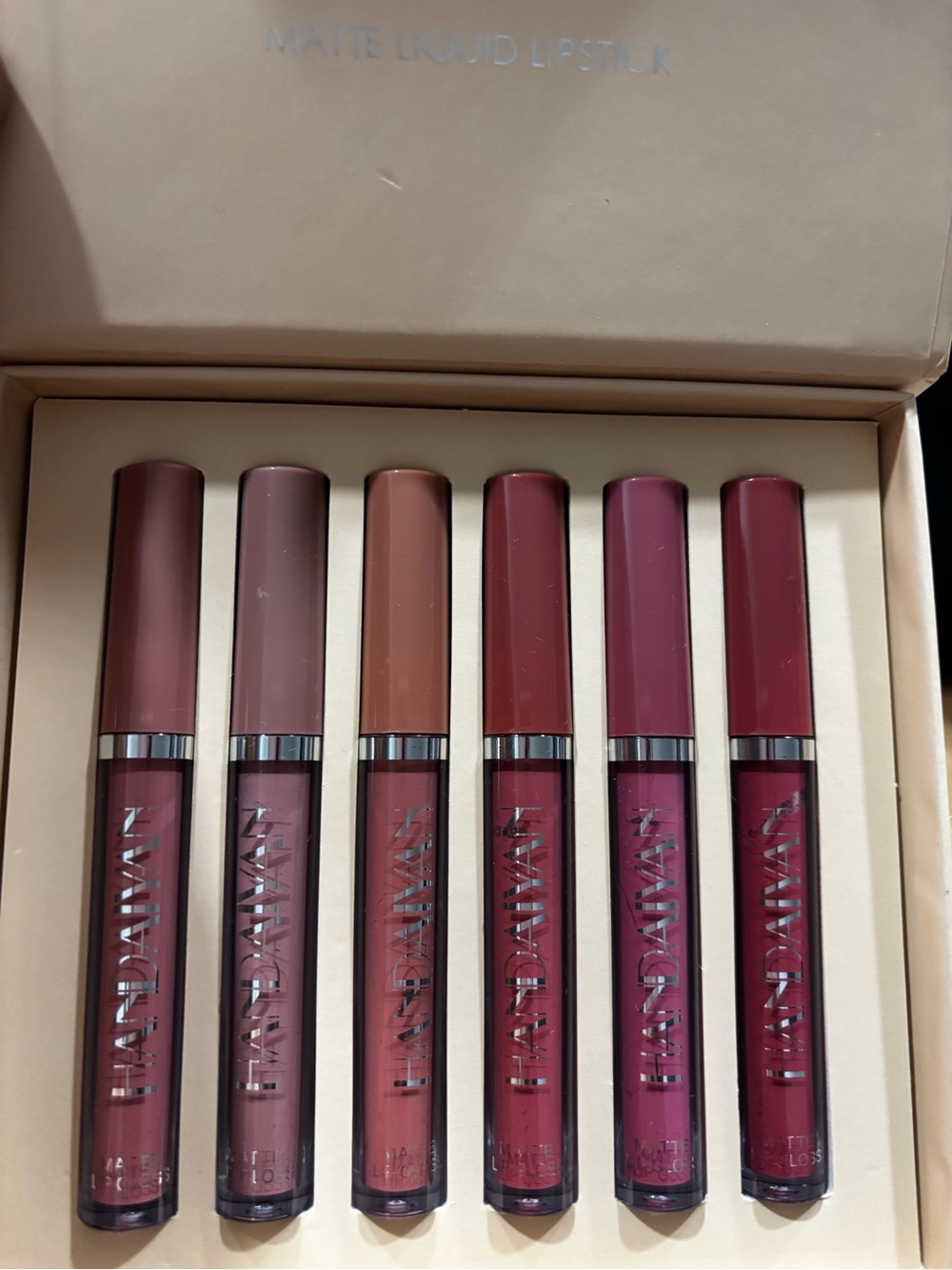 Matte Liquid Lipstick Set - Mauve to Berry Shades